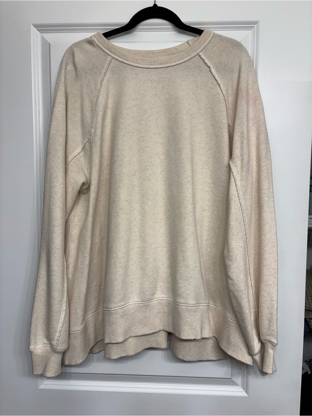 Cream AERIE crewneck